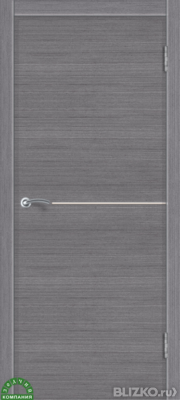 Межкомнатная дверь Зодчий "Комфорт 1", с молдингом, шпон натуральный