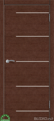 Межкомнатная дверь Зодчий "Комфорт 2", с молдингами, шпон натуральный