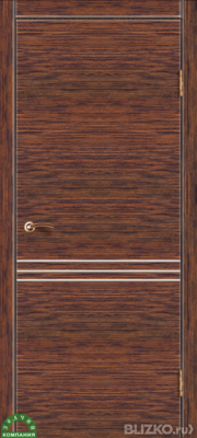 Межкомнатная дверь Зодчий "Комфорт 7", с молдингами, шпон натуральный