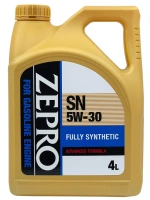 Масло моторное ZEPRO Fully Synthetic SN 5W-30 (4 л) от компании ТехноПарк купить в городе Санкт-Петербург