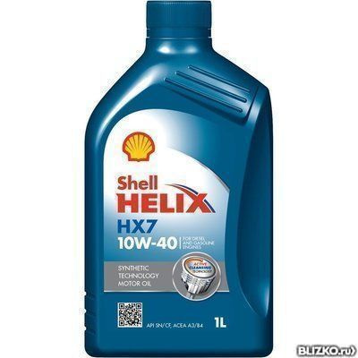 Моторное масло Shell HX7 10W40 1 л