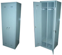 Шкаф, Шрм-ак 500 металлический для спецодежды, две секции.