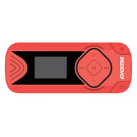 Цифровой плеер Digma R3 8Gb, FM, 0.8", красный