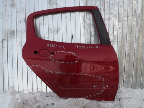 Дверь задняя правая Peugeot 308 2007-2014 (148223СВ)