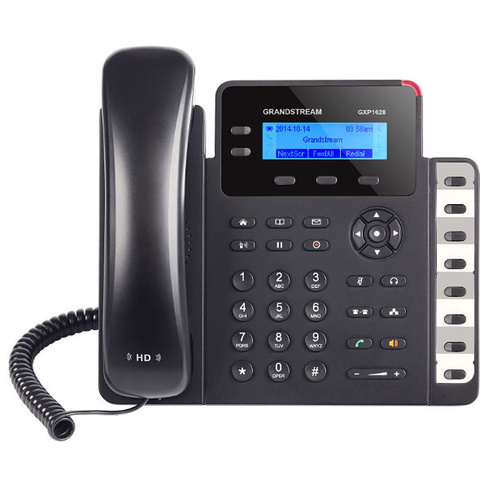 Телефон VoIP SIP Grandstream GXP1628, черный