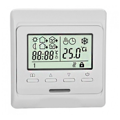 Терморегулятор для теплого пола Е 51 программируемый кнопочный