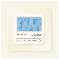 Caleo 920 бежевый с адаптерами терморегулятор для теплого пола
