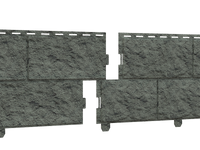 Панель цокольная Ю-пласт 3,045*0,23 м камень изумрудный