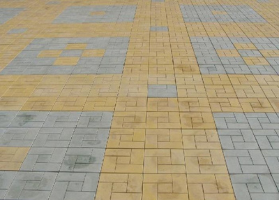 Желтая Тротуарная Плитка Фото
