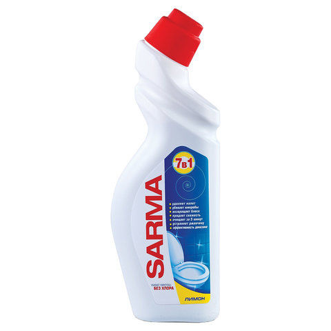 Средство для уборки туалета 750 мл SARMA Лимон убивает микробы 70674 07067