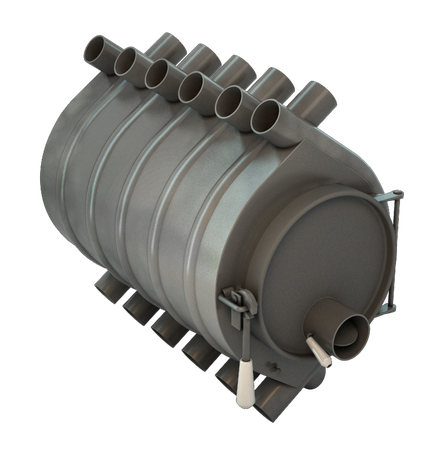 НВ-1000 "Клондайк" Печь отопительная
