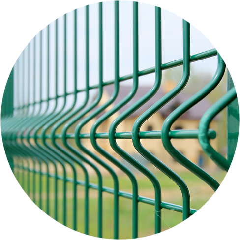 Забор 3Д Grand Line из панелей Medium 2.03х2.5 м, зеленый RAL 6005 GL