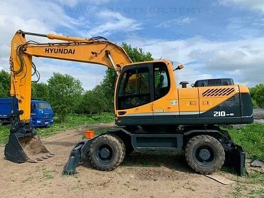 Аренда экскаватора полноповоротного Hyundai 210 с гидромолотом