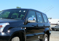 Накладки на зеркала Omsa (2 шт, сталь) Lexus GX 470 2002-2009