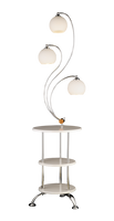 Торшер со столиком 1748-A WH+CR светильник напольный
