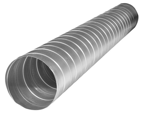 Воздуховод круглый 102 мм алюминиевая фольга вентиляционный