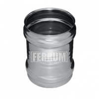 Адаптер для печи нержавеющий Феррум ММ (430/0,8 мм) ф 200