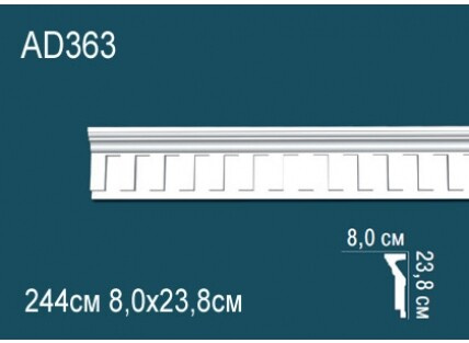Молдинги гладкие Перфект AD363