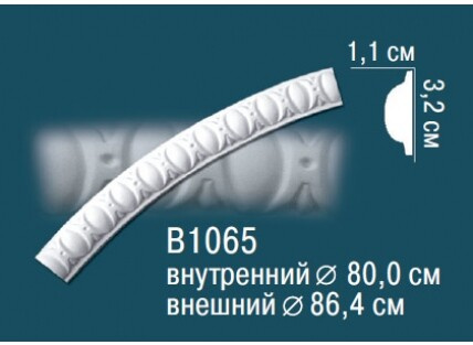 Круговой Молдинг Перфект B1065