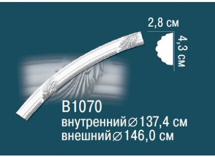 Круговой Молдинг Перфект B1070