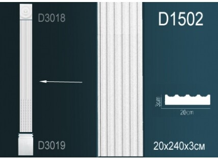 Пилястра Перфект D1502