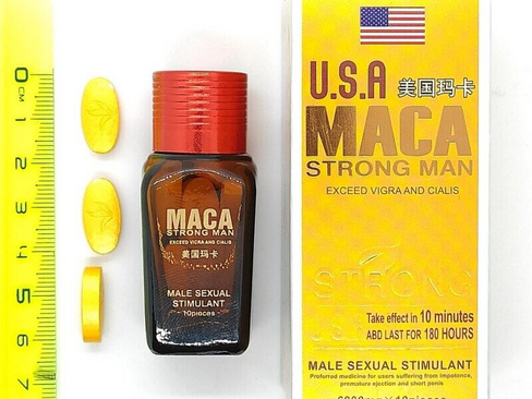 Препарат для потенции Maca USA Strong Man 10 таблеток