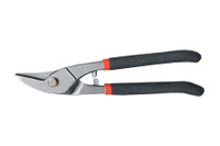 Ножницы по металлу MATRIX 250 мм, для фигурного реза, обливные рукоятки арт.78317