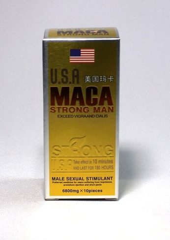 Препарат для повышение потенции для мужчин Мака Strong Man 10 таблеток