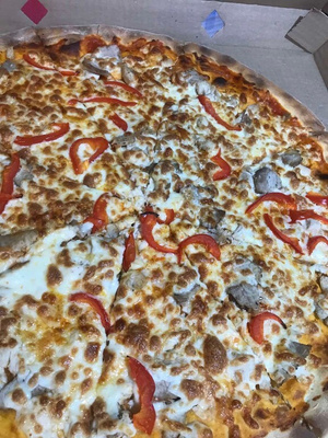 Острая пицца с соусом кимчи из слоеного теста - рецепт автора Анастасия