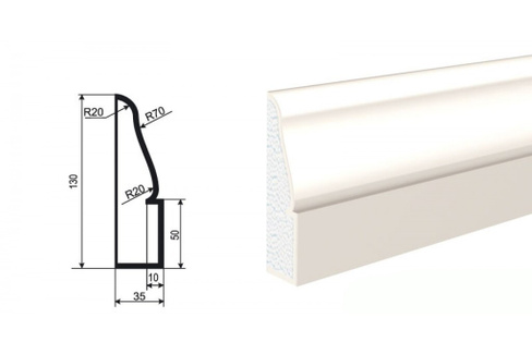 Молдинг ЦВ - 130/1