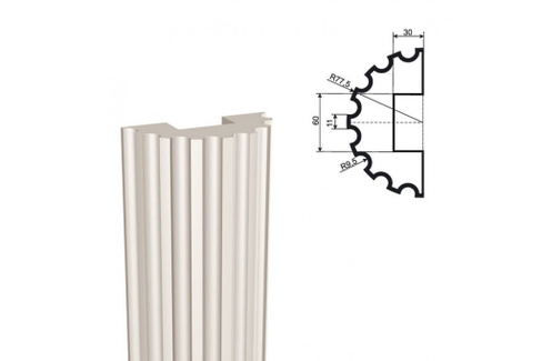 Колонна КЛВ - 255/3 Пол. (тело рифленая)