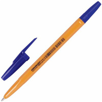 Ручка шариковая CORVINA (Италия) 51 Vintage, синяя, корпус оранжевый, узел 1 мм, линия письма 0,7 мм, 40163/02, (50 шт.)
