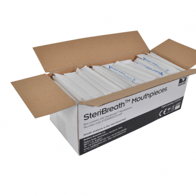 Мундштук плоский картонный для Smokerlyzer (Steribreath) (уп по 250 шт)