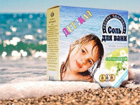 Соль для ванн Детская Ромашка ф/пакет 1 кг