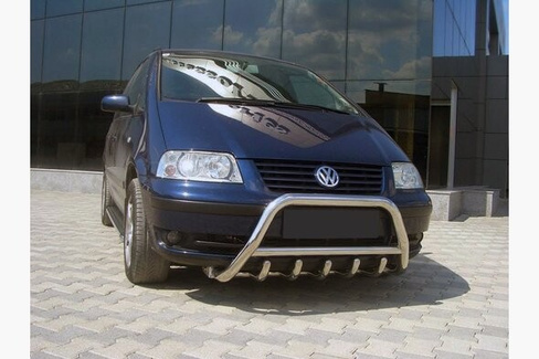 Передняя защита кенгурятник сталь Volkswagen Sharan 1995-2010