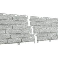 Панель Ю-Пласт Стоун Хаус, коллекция "Кварцит", светло-серый