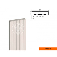 Пилястра ПЛВ - 200/2 (тело)