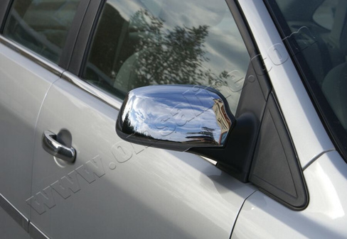Накладки на зеркала без поворот Omsa 2 шт, пластик Ford Fiesta 2006-2008