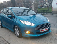 Накладка на передний бампер под покраску Ford Fiesta 2013-2017