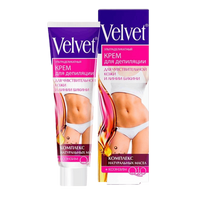 Ультраделикатный крем для депиляции для чувствительной кожи и линии бикини, 125 мл, Velvet VELVET