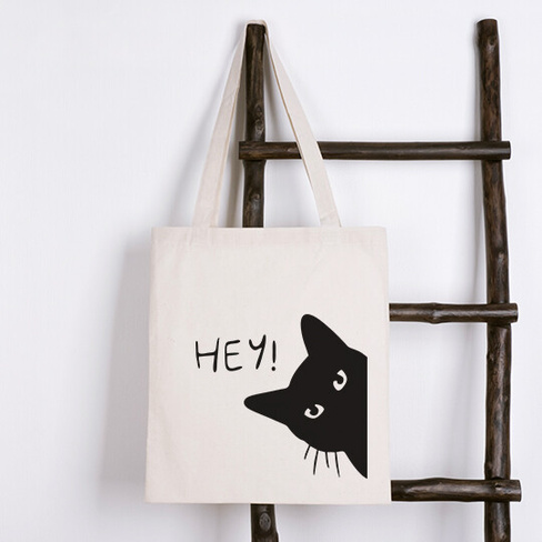 Сумка-шоппер 'Hey meow'