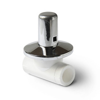 Pro Aqua PP-R Клапан (вентиль) 32 с хромированной рукояткой белый