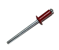 Заклепки вытяжные | Винно-красный RAL 3005| Алюминий/сталь 4,0х10 мм