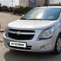 Бампер передний в цвет кузова Chevrolet Cobalt (2011-2016) GAN - Switchblade Silver - Серебристый КУЗОВИК