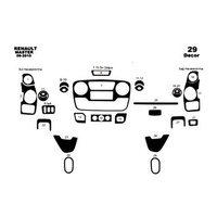 Декор на панель Meric (29 элементов) Nissan NV400 2010+