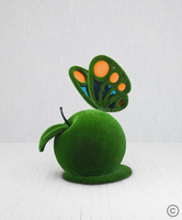 Топиари Бабочка на яблоке ландшафтная фигура 3,1х2,45х1,2м