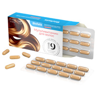 Мультивитамин для волос, 19 компонентов, 30 капсул, Biotelа BioTela