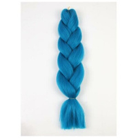 ZUMBA Канекалон однотонный, гофрированный, 60 см, 100 гр, цвет светло-синий(#AY30) Queen Fair
