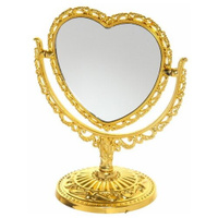 Florento зеркало косметическое настольное Версаль - Сердце 20 зеркало косметическое настольное Версаль - Сердце 20, золо
