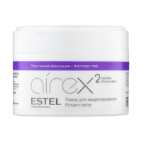 Глина для моделирования волос пластичной фиксации Airex Estel (Россия)